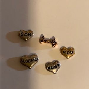 Origami Owl Charms (5)